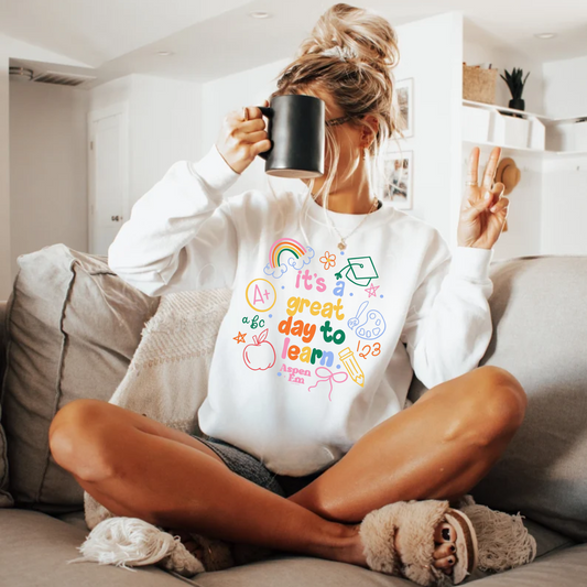 Its a Great Day to Learn Crewneck