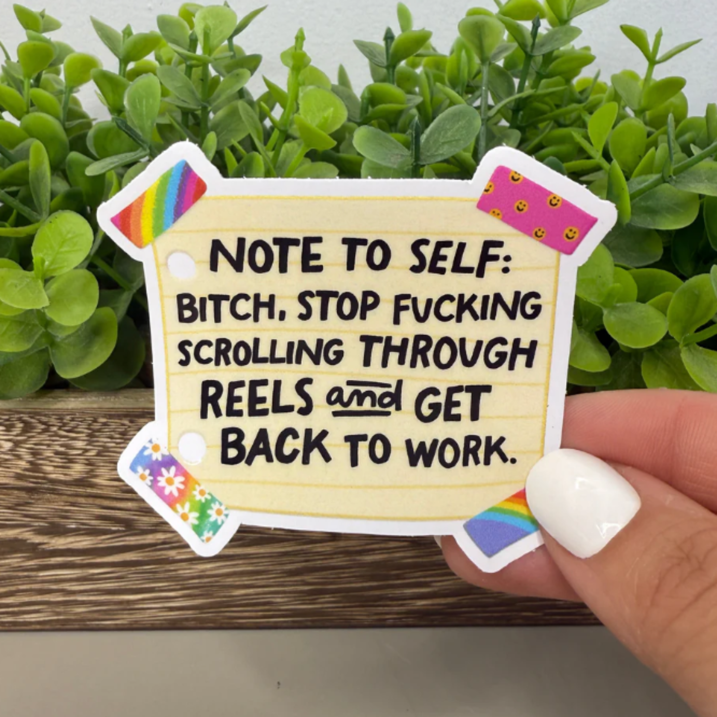 Stop Scrolling Sticker