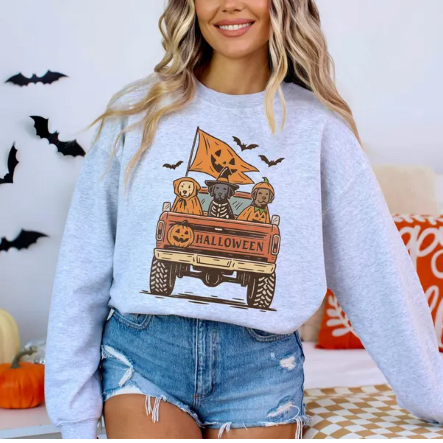 Halloween Dogs Crewneck