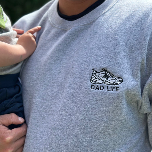Embroidered Dad Life Crewneck