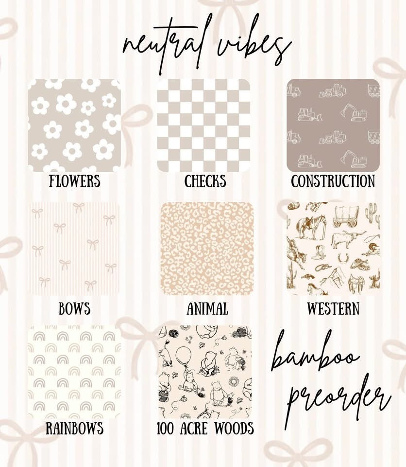 NEUTRALS | preorder ships July | Kids | CHECK