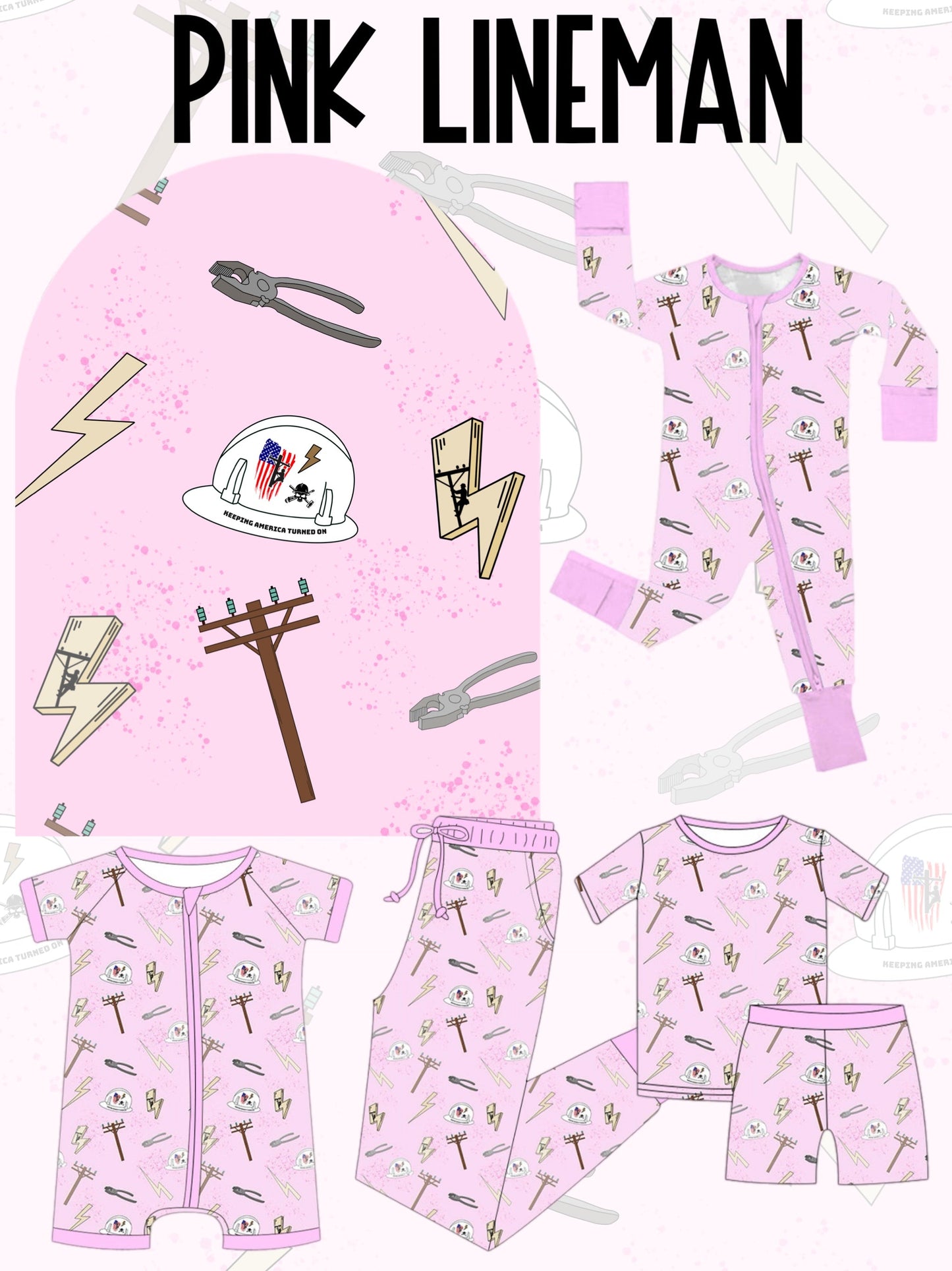 WHEN I GROW UP BAMBOO- PINK LINEMAN