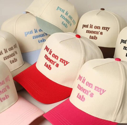 Put it on my Moms Tab Hat