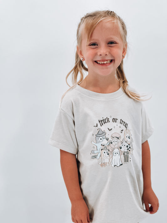 Halloween Blue Dog Tee