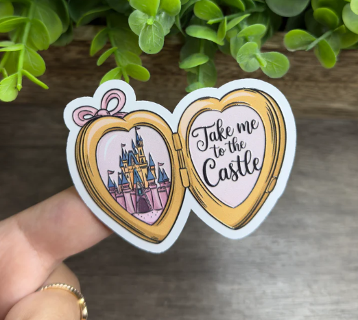 Take me to the Castle Sticker