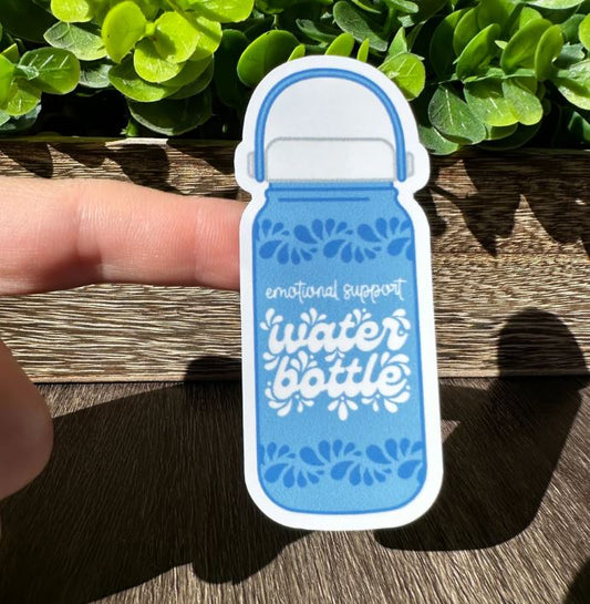 Emotional Support Water Bottle Sticker