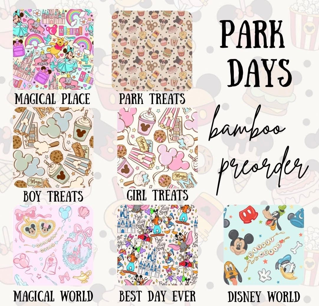 PARK DAYS | preorder ships June | Adult | BOY TREATS