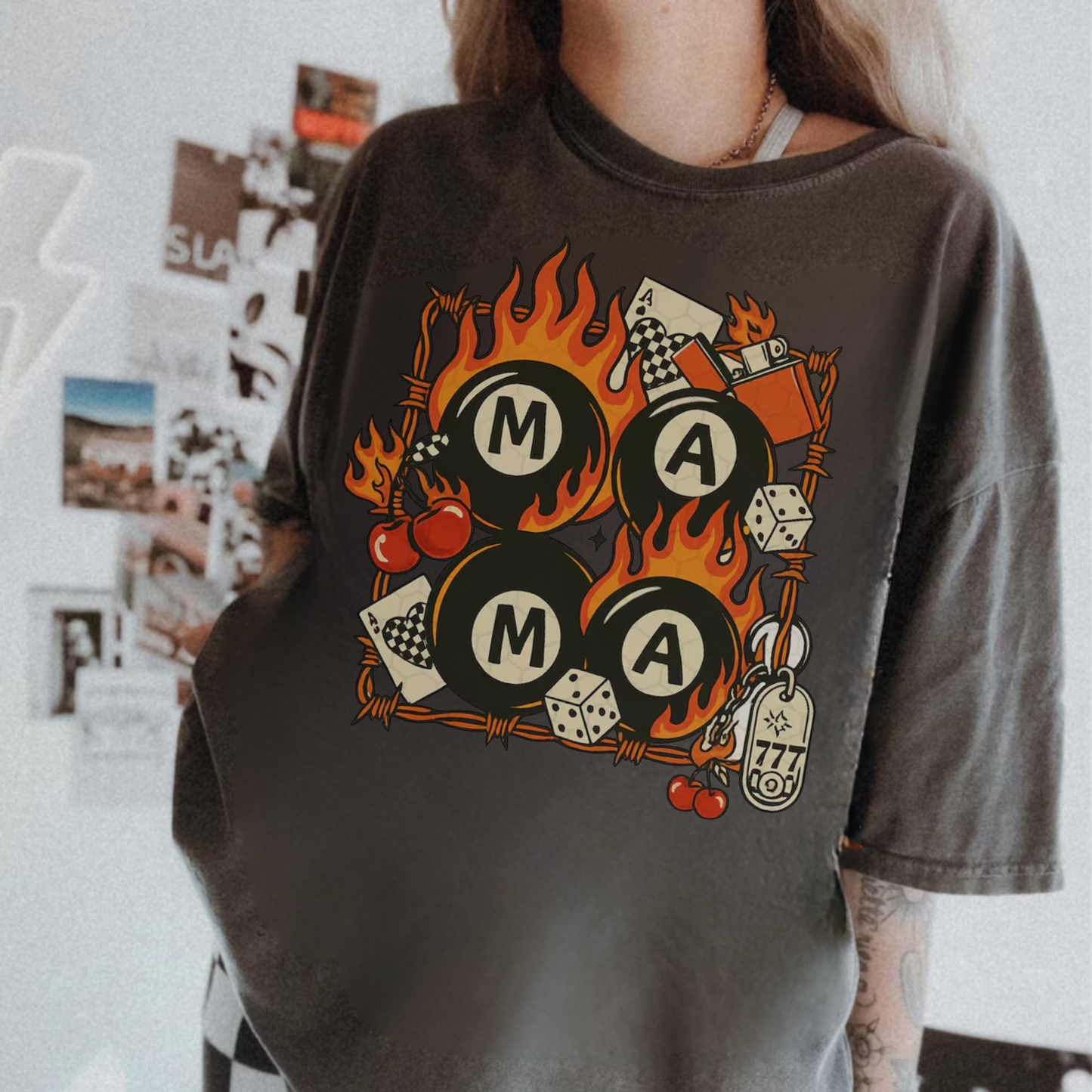 Eight Ball Mama Tee