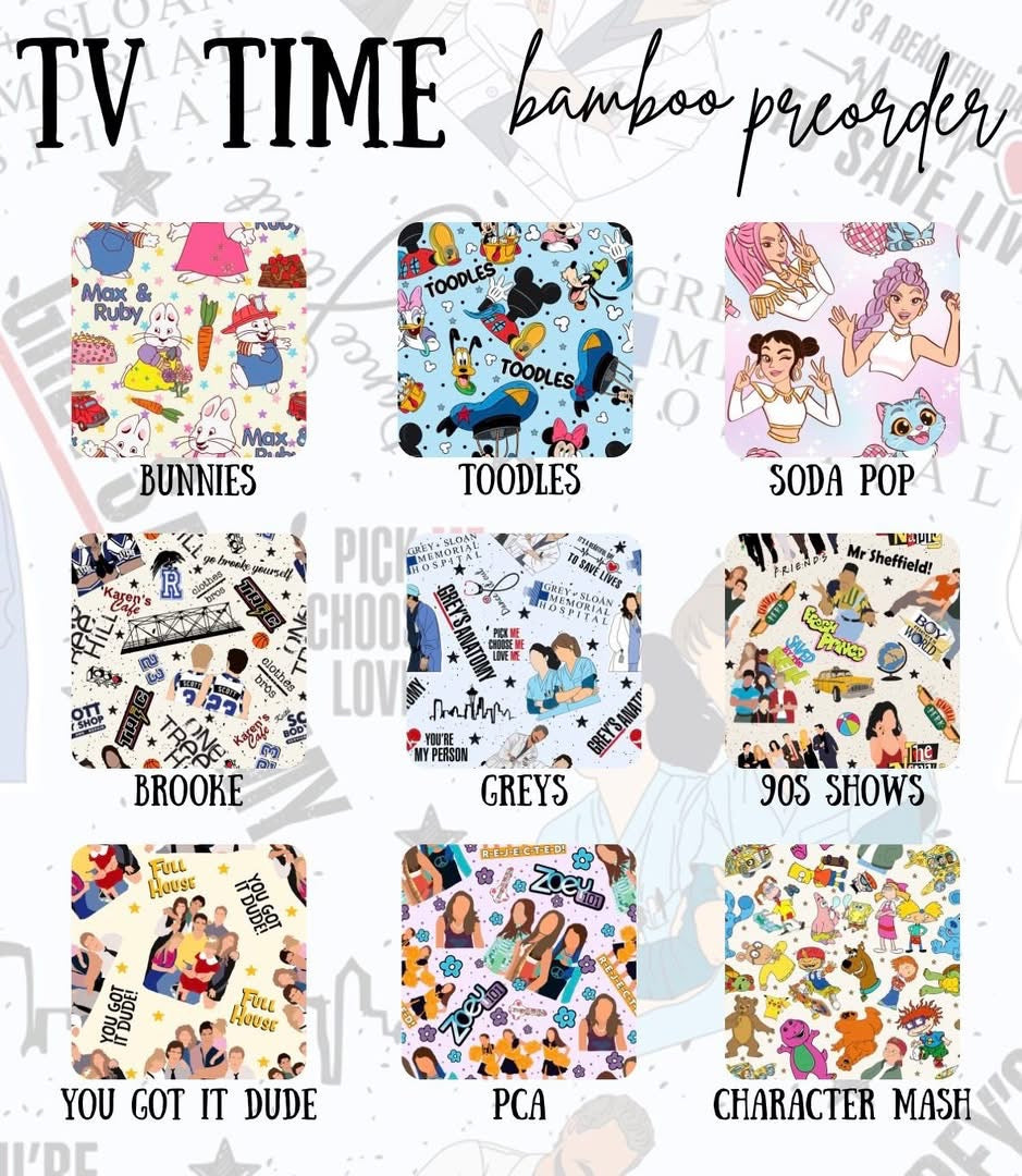 TV TIME | preorder ships July | Adult | TOODLES
