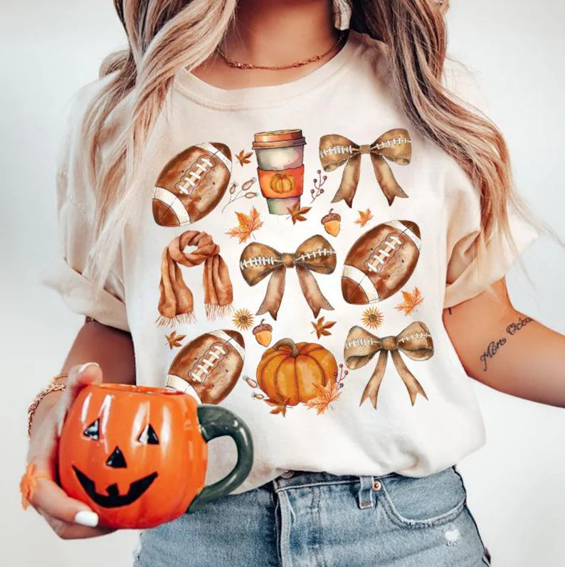 Fall Football Tee