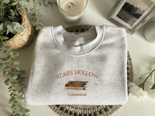 Stars Hollow Embroidered Crewneck