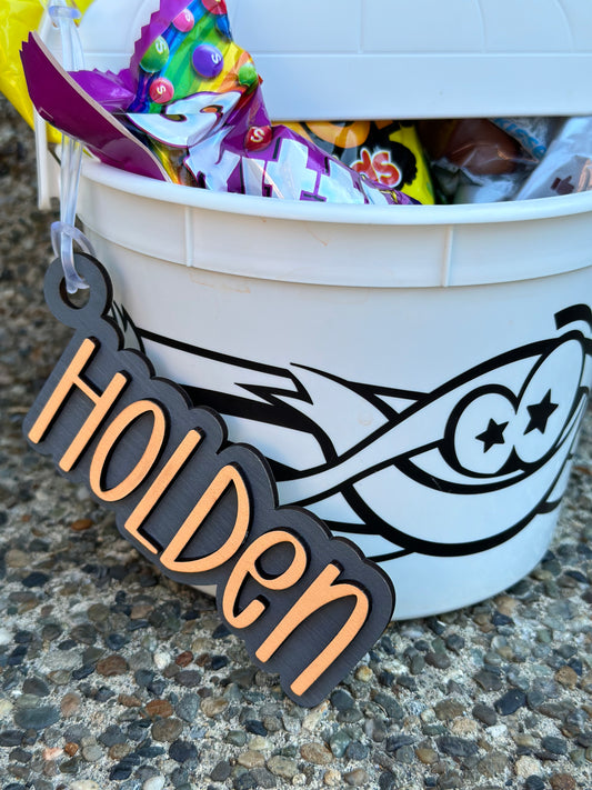 Custom Name Boo Basket Tag