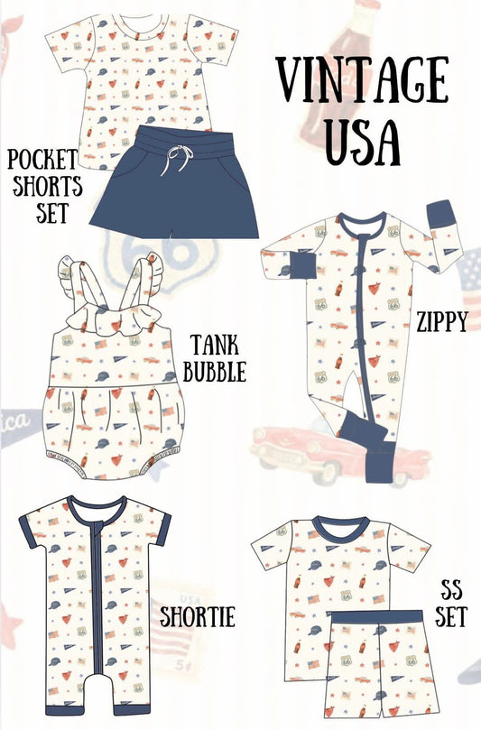 PATRIOTIC DAYS | preorder ships June | Kids | VINTAGE USA