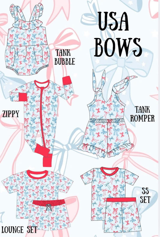 PATRIOTIC DAYS | preorder ships June | Kids | USA BOWS