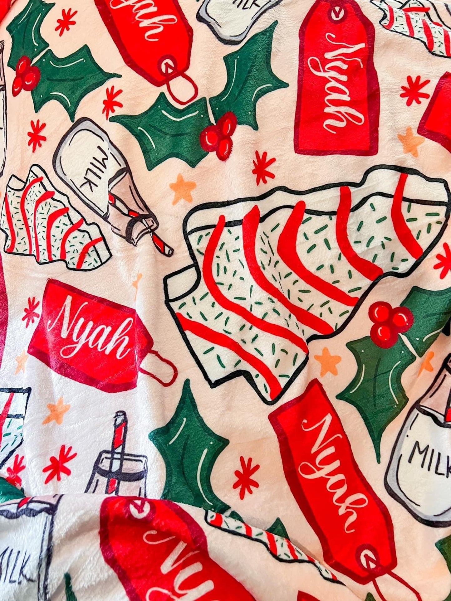 Christmas Name Blanket