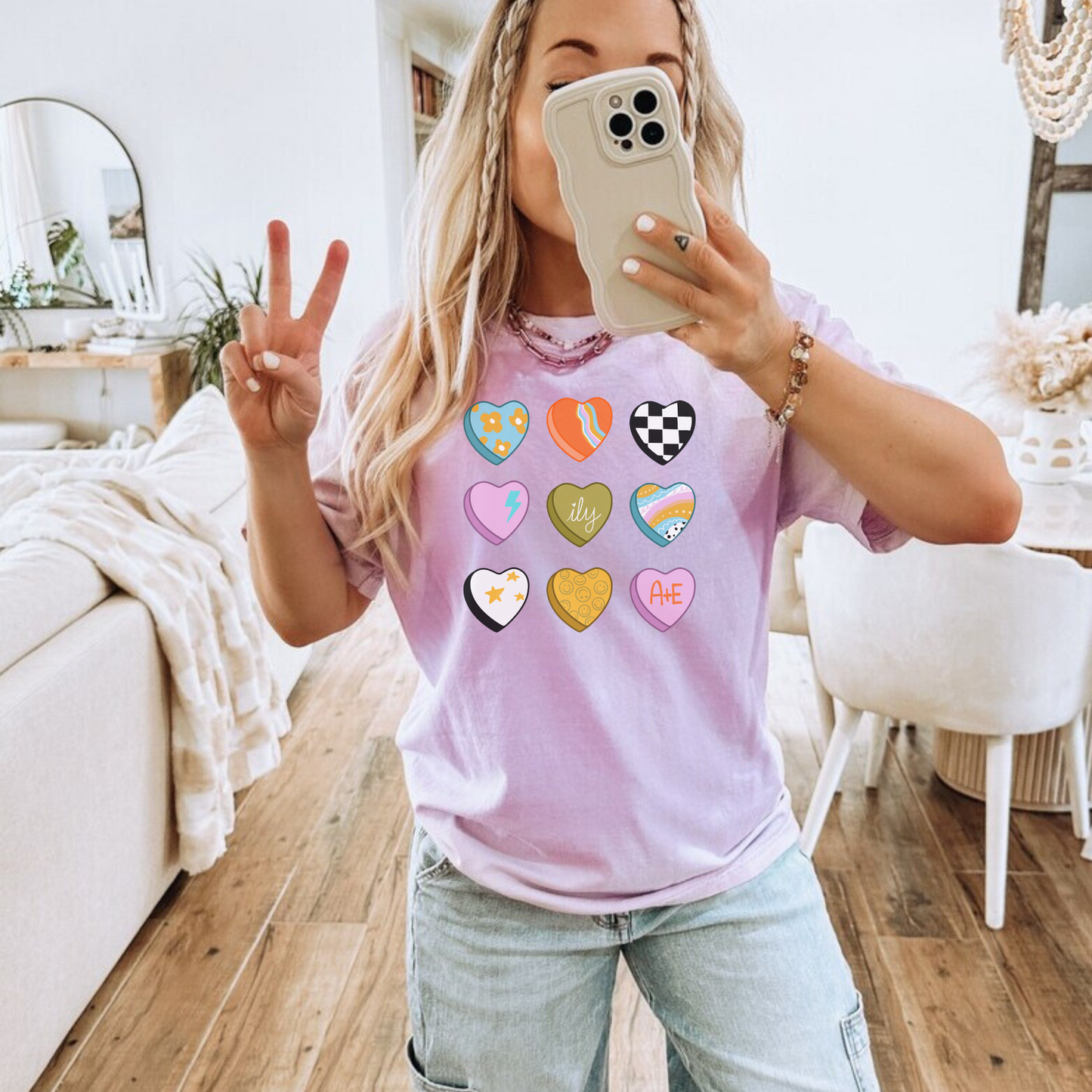 Conversation Hearts Tee