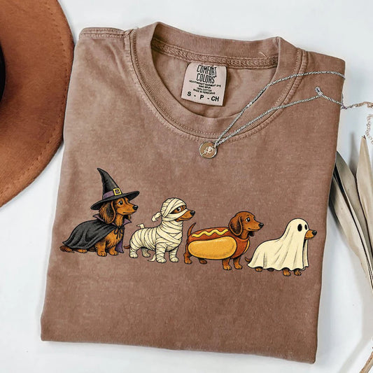 Halloween Hot Dog Tee