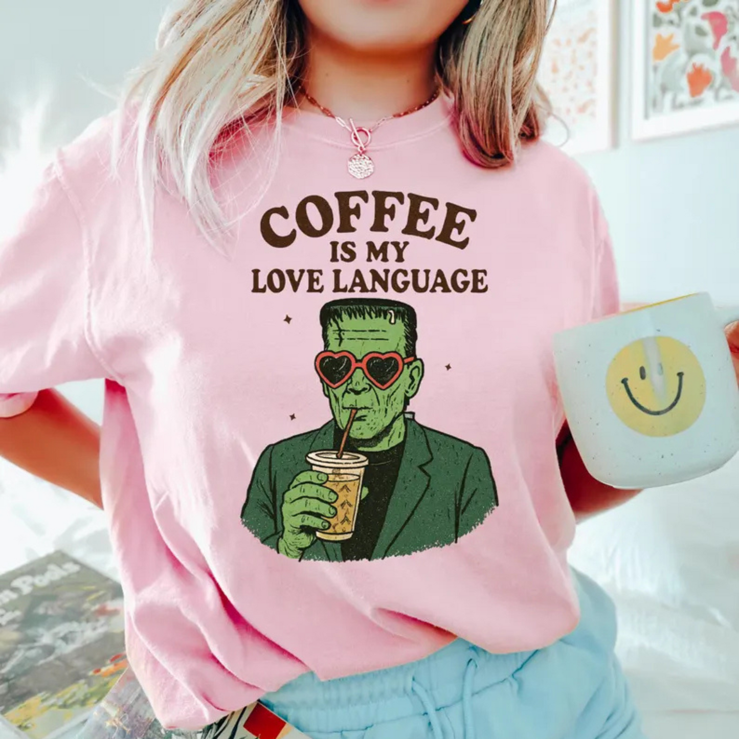 Frankenstein Coffee Tee