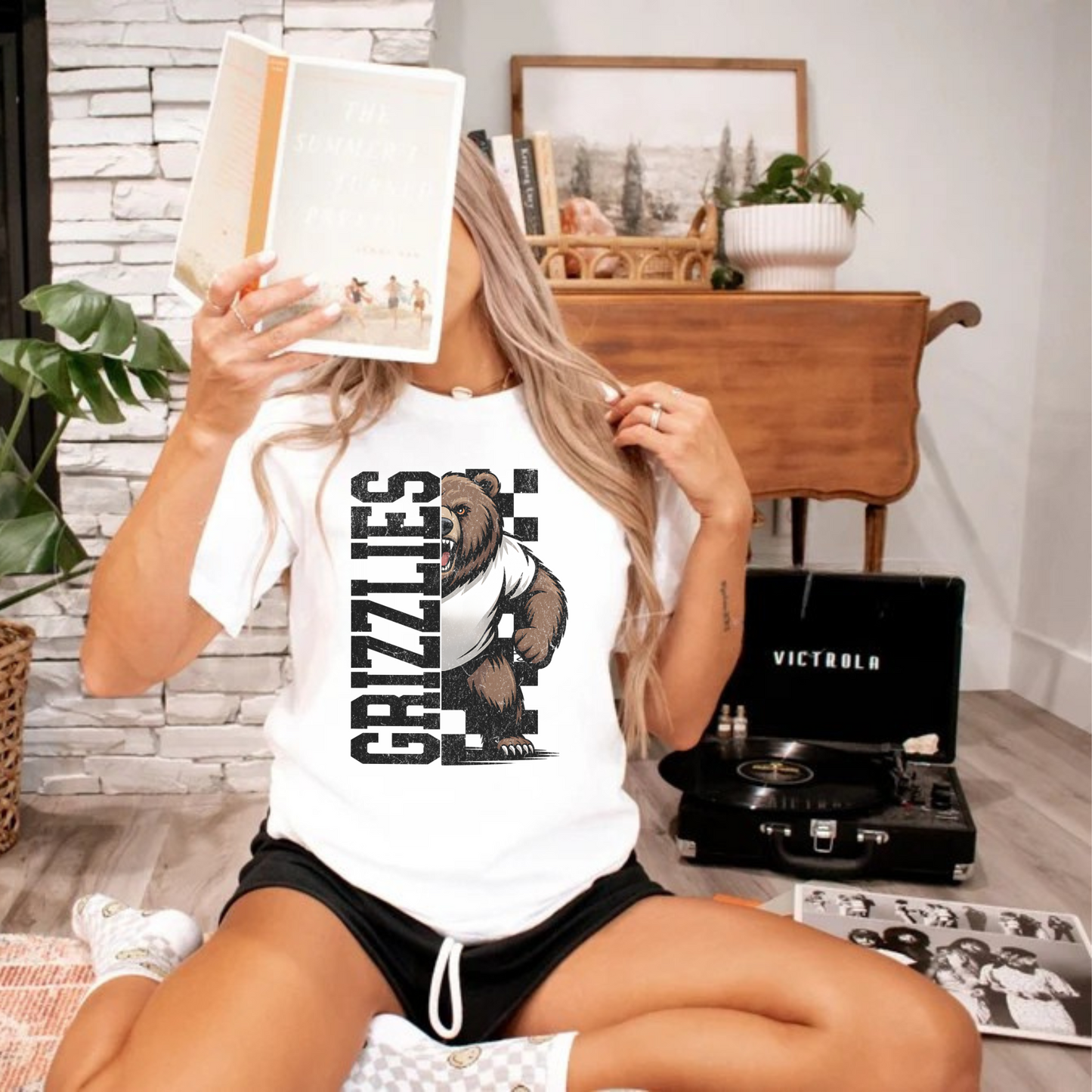 Grizzlies Mascot Tee