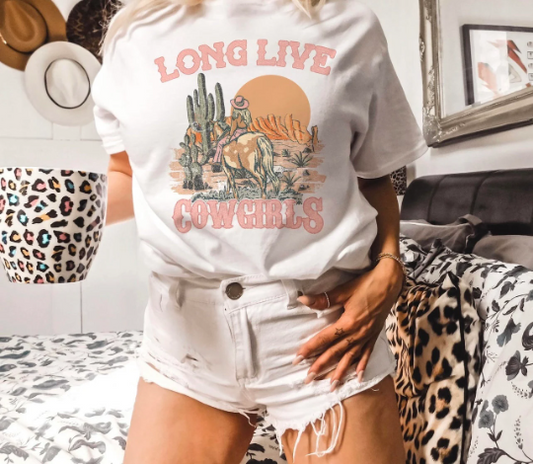 Long Live Cowgirls Tee