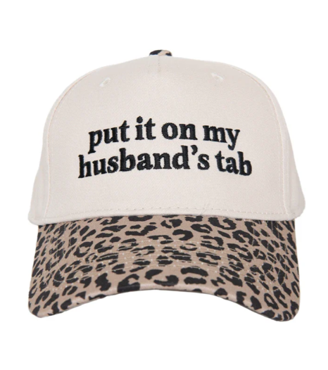 Put it on my Husbands Tab Hat
