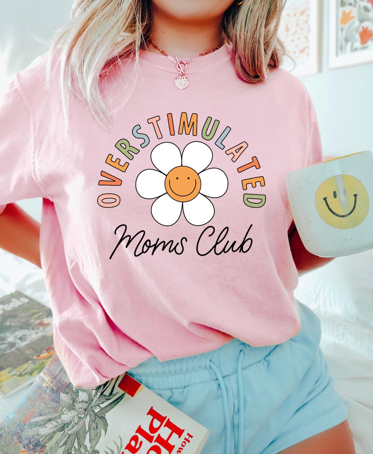 Overstimulated Moms Club Tee